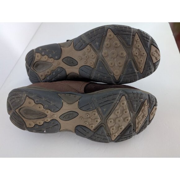 Easy Spirit Eselliana Brown Suede Slip-On Clogs Womens 8.5 W Comfort Shoes - Picture 4 of 5